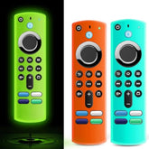 (3 Pack) Fire Stick Remote Cover For Alexa Voice Remote 3Rd Gen, Replacement Case For Fire Tv Stick 4K Streaming Device (Glow Green&Sky Blue&Orange)