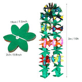3 Pack Tropical Paper Flower Garland 30Ft Tissue Flower Banner Luau Party Decor