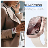 [3Pcs For Apple Watch Screen Protector Case Series 10 9 8 7 Se 6 5 4 Ultra/Ultra 2, Iwatch Face Cover For Women Men, Tempered Glass Film Hard Pc Bumper For 46Mm 42Mm 44Mm 40Mm 45Mm 41Mm 49Mm