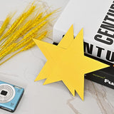 40 Pcs Metallic Star Cutouts Double Printed Paper Stars Decoration For Wedding Movie Night Party Supplies Bulletin Board Classroom Wall Decorations (Gold)