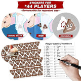 Pin The Sticker On The Diaper, Baby Shower Games, Funny Baby Shower Games Activities Diaper Theme Party Games Supplies Favors For Adults Girl Boy 44 Guests