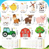 50 Pcs Farm Animals Party Decorations Happy Birthday Banner And Hanging Swirls Animal Theme Foil Hanging Streamers For Farm Theme Birthday Party Supplies