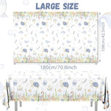3Pcs Ocean Tablecloth Decoration Under The Sea Theme Party Supplies Sea Turtles Disposable Plastic Table Covers Underwater Sea Life Table Cloth For Ocean Baby Shower Birthday