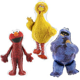 Sesame Street Foil Balloon 3 Pack - 1 X 39" Big Bird, 1 X 37" Elmo & 1 X 35" Cookie Monster Characters - Kids Party Decorations