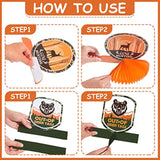 12 Pieces Hunting Birthday Decorations Hunting Table Centerpieces Camo