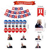 Make Birthdays Great Again Red Blue Party Decorations Kit With Balloons Banner Cake Toppers For Usa Presidant Patriotic Birthday Themes