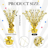 6Pc Metallic Foil Star Centerpieces Gold Table Decor Christmas New Year