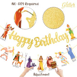 Greek Mythology Birthday Banners 3Pcs Greek Gods Birthday Party Decorations Ancient Greece Zeus Cutout Banners Greece Goddess Party Decorations For Greek Culture Baby Shower Supplies