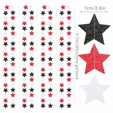 Black White-Red 62Ft Star Garland – Birthday, Graduation, Wedding & Classroom Décor