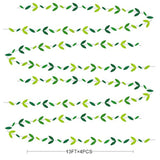 52Ft Spring Summer Green Paper Leaf Garland 4 Packs Hanging Leaves Party Decor