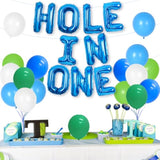 Golf 1St Birthday Party Decorations With Blue Hole In One First Birthd