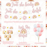 Boho Summer Daisy 1St Birthday Party Decorations, Pink Isn'T She Lovel