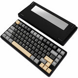 Mk Inky75 Mechanical Keyboard With Full Aluminum Wireless Mechanical Gaming Keyboard, 75% Layout Mechanical Keyboard Bt/2.4G/Usb-C,Hot Swappable, Creamy Sounding, Rgb/Pp/4000Mah(Raven Black)