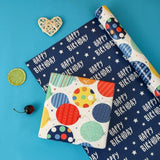 Reversible Birthday Wrap Roll β Balloons & Stars for All Ages Parties