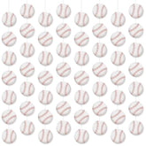 8 Pcs Baseball Garland Banner, Baseball Paper Cutouts Hanging Swirl, Sports Balls Hanging Decorations For Birthday Party Wedding Baby Shower Home Classroom Decor Favors