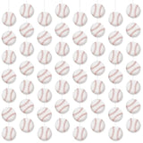 8 Pcs Baseball Garland Banner, Baseball Paper Cutouts Hanging Swirl, Sports Balls Hanging Decorations For Birthday Party Wedding Baby Shower Home Classroom Decor Favors