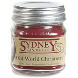 Fall Candle Set, Soy Mason Jar Candles 2-Pack, 7.5 oz Each (Old World Christmas), Holiday Candles for Home Scented, Hand-Poured and Long-Lasting