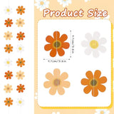 8Pcs Daisy Groovy Party Hanging Banners Daisy Polka Dot Garland Hippie Party Supplies Streamer Paper Banners For Birthday Wedding Bridal Shower Spring Party Decor