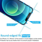 3-Pack iPhone 12/12 Pro 6.1 Inch Tempered Glass Screen Protector Case Friendly