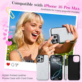 For Iphone 16 Pro Max Wallet Case With Card Holders,Pu Leather Double Magnetic Clasp Kickstand Trendy Girly Women Case For Iphone 16 Pro Max,Blue Flowers