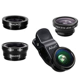 3-in-1 Clip-On Phone Lens Fish Eye Wide Angle Macro HD Camera Kit