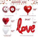 Valentine'S Day Decoration Kit,Valentine'S Day Decorations,Surprise Proposal Decorations, "Happy Valentine'S Day" Banner,Surprise For Girlfriend,Anniversary Party Decorations