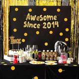 Awesome Since 2014 Gold Glitter Banner - 11Th Birthday And Anniversary Party Decorations