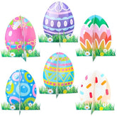 12 Pack Happy Easter Honeycomb Centerpieces For Table Decorations Bunny Easter Egg Centerpieces Decor For Easter Day Birthday Anniversary Party Supplies