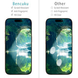 2 Pack Screen Protector for iPhone 17 Pro 6.3 Inch with 2 Pack Camera Lens Protector, 9H Tempered Glass, Anti Scratch, Bubble Free