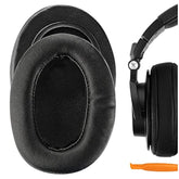 Geekria PRO Extra Thick Replacement Ear Pads for Audio-Technica ATH-M50X/ M50xBT2/ M60X/ M40X/ M30X/ M20X/ M10X Headphones, Ear Cushions, Repair Parts (Black)