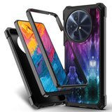 TCL 50 XL 5G Phone Case with Built-in Screen Protector and Dual Layer Shockproof Protection for Men and Women, Blue Star Galaxy Color, Military-Grade Full-Body Protective Cover