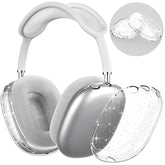 Clear Case For Airpods Max Case Cover Soft Tpu Protective Ear Cups Covers Accessories?Anti-Fingerprint, Anti-Scratch & Anti-Dust? (Glitter)