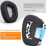 Cooling-Gel Earpads Replacement For Turtle Beach Stealth 600 Gen 2 Usb/Max, 600 Gen3 Pc/Ps/Xb, 500 Xb Wireless Headset, Ear Pad Cushions With Noise Isolation Foam - Snow Leopard