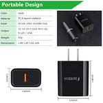 Quick Charge 3.0 Adaptive Fast Wall Charger Block 18W Qc Fast Charging 3.0 Usb Charger Adapter For Samsung Galaxy A16 A25 A35 S24 S23 A54 A14 A53 S22 S21 S20 Note 20 10 9 Z Flip 6 5 4 3 S10 S9 S8 A13