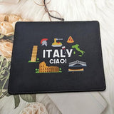 Love Italy And Everything Italian Culture Gift Mouse Pad - Italian Pride Gift - Funny Humor Gift For Friends - Computer Mouse Mat 9.5 Inch