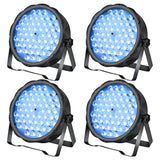 Led Par Lights 54 X 1.5W, Rgb Stage Lights Dmx Dj Lighting Sound Activated With Stand, Strobe Light & Wash Par Lighting Dmx For Parties, Church, Wedding, Bars