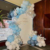 Dusty Blue Balloon Garland Arch Kit: Baby Shower Wedding Decor