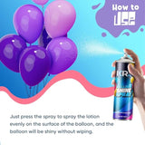 Balloon Shine Spray (16.9 Oz) No Need Towel Or Gloves, Instant High Shine Gloss Brite Balloons For Party Decoration For Ultra Lasting, Shine Balloon Spray Upgraded Formula