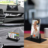 Cell Phone Holder For Car, Dashboard Car Pad Mat Vehicle Gps Mount Universal Fit All Smartphones, Compatible With Iphone Xs/Xs Max Xr X 6S 7/8 Plus