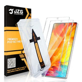 2+2 Packs For Samsung Galaxy S25 Ultra Screen Protector With Camera Lens Protector, 9H Tempered Glass, Auto Dust Removal, Fast Alignment Tool, Bubble Free, Case Friendly