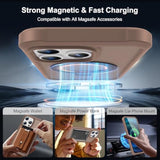 iPhone 13 Pro Case with Stand 6.1 inch Brown