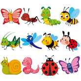 96 Pcs Spring Cutouts Flowers Bugs Paper Cutouts Colorful Bulletin Board Decor Animals Wall Decals Blossom Themed Party Supplies With Glue Points For School Classroom Teachers