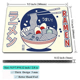 Mouse Pad, Japanese Food Mouse Pads For Wireless Mouse, Non-Slip Rubber Small Portable Ramen Culture Mousepad For Laptop & Pc & Mac