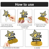 Rose 40Th Birthday Decorations Women 9 Pieces Centerpieces For Tables