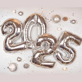 16" Silver 0-9 Number Balloons Foil Balloons Mylar Balloons For Party