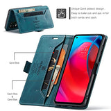 Case For Moto G Stylus 5G 2021,Pu Leather Folio Flip Wallet Case With Card Holster Stand Kickstand Magnetic Closure Shockproof Phone Cover For Motorola Moto G Stylus 5G 2021 (Blue)