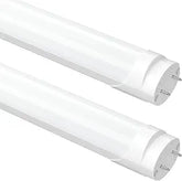 2 Pack 4FT T8 LED Bulbs 24W 3200LM 5000K Type A B Fluorescent Tube Replacement