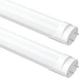 2 Pack 4FT T8 LED Bulbs 24W 3200LM 5000K Type A B Fluorescent Tube Replacement
