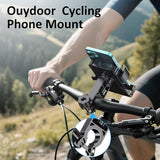 Bike Phone Holder, Handlebar Phone Mount for Bike and Motorcycle, Electric Scooter Mountain Bike, Adjustable Cell Phone Holder,Secure Holder for