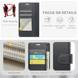 Wallet Case For Samsung Galaxy A36 5G, Rfid Blocking Credit Card Holder, Pu Leather Folio Flip Kickstand Protective Shockproof Cover For Galaxy A36 (Black)